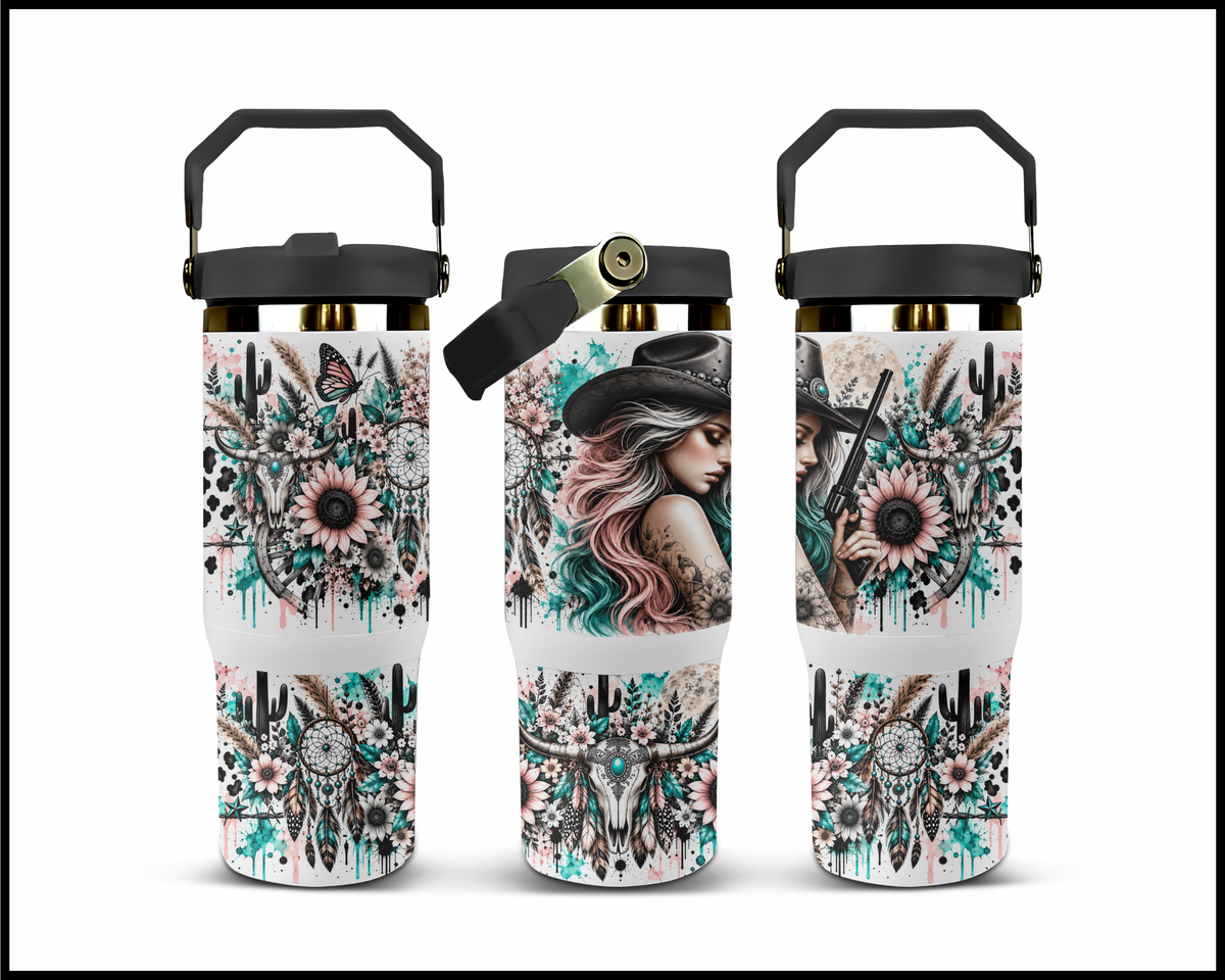 Boots Dirt and A Heart of Gold Stainless Steel Big Guzzler Tumbler (2077)