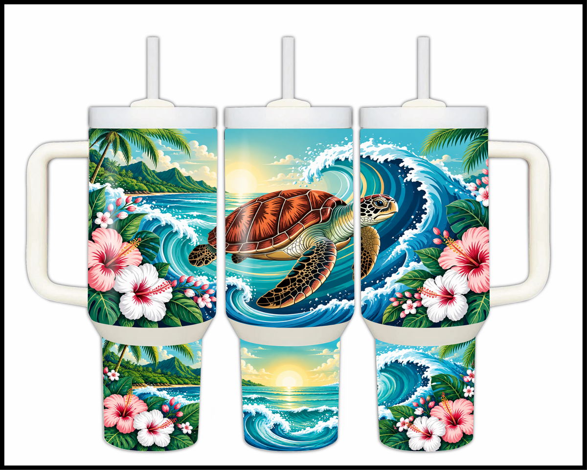 Making Waves Stainless Steel Big Guzzler Tumbler (2086)