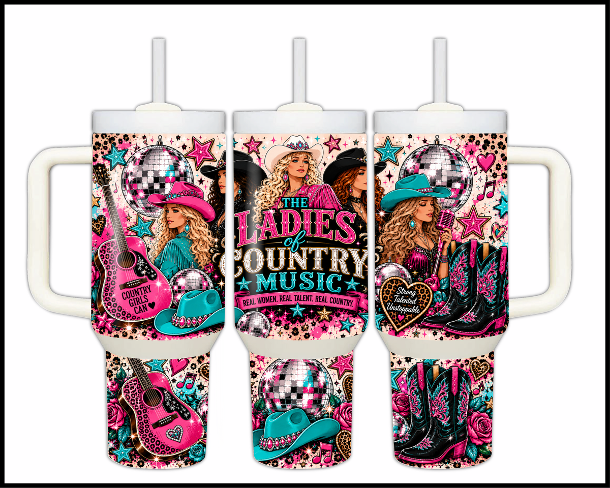 Ladies Of Country Music Stainless Steel Big Guzzler Tumbler (2092)