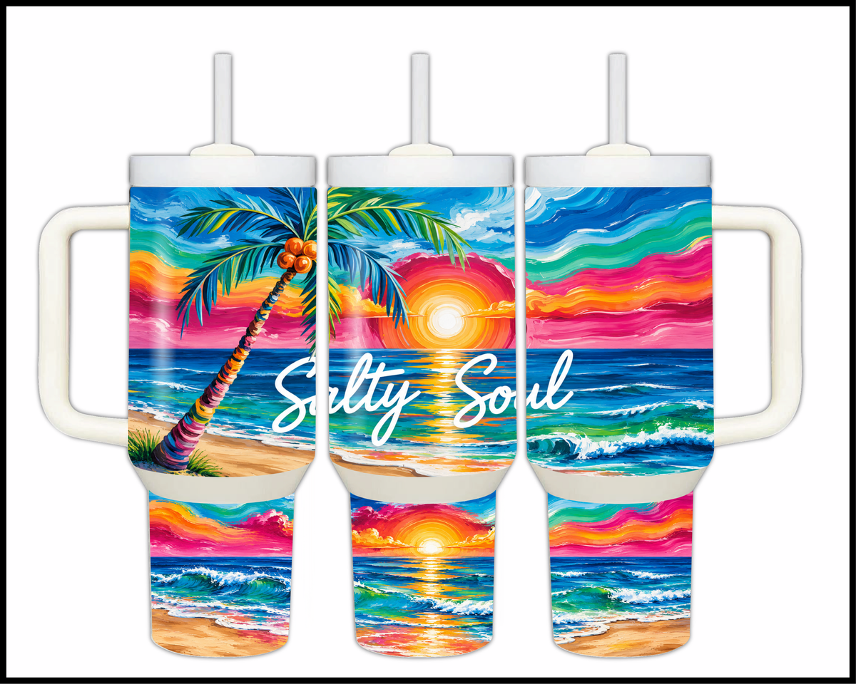 Salty Soul Stainless Steel Big Guzzler Tumbler (2096)