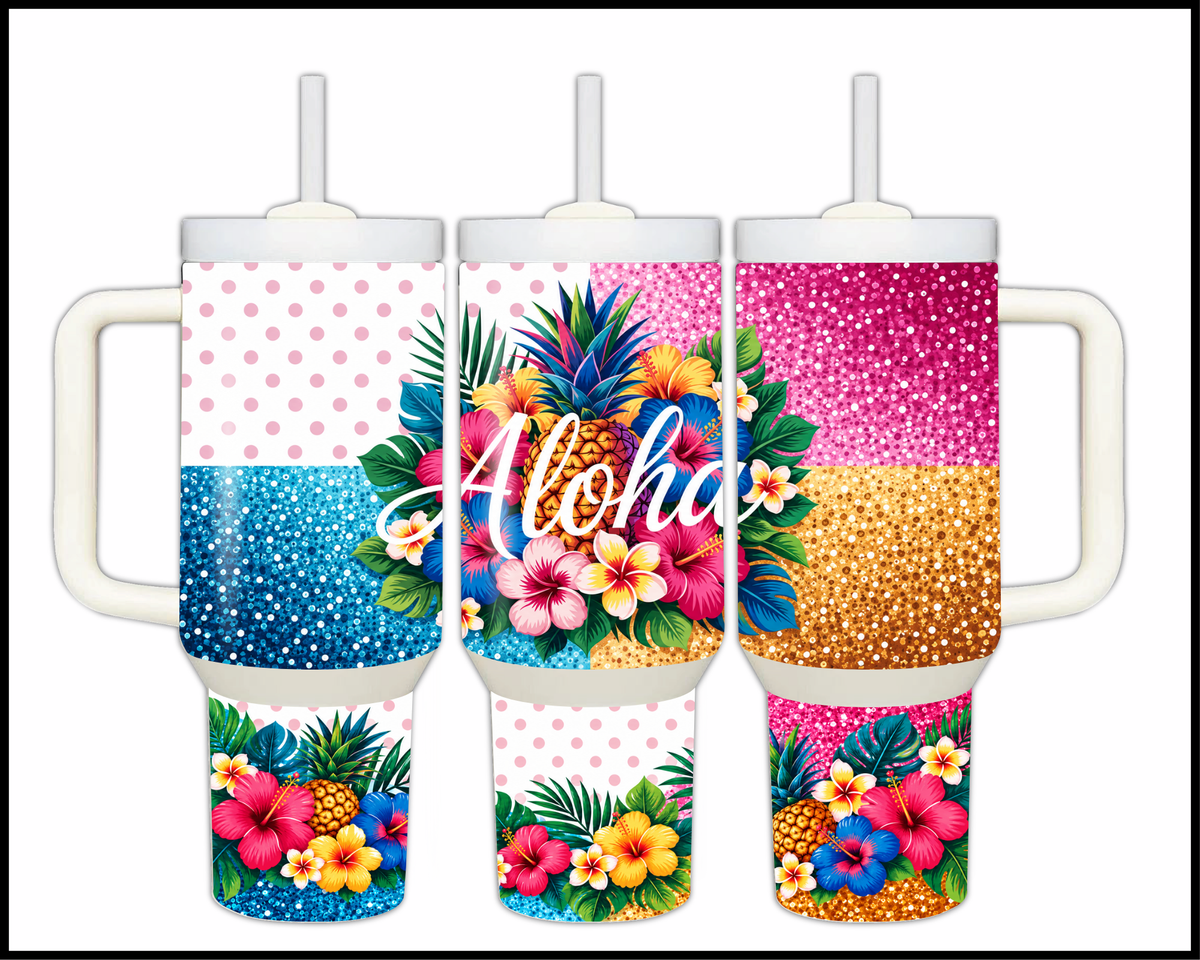 Aloha Stainless Steel Big Guzzler Tumbler (2097)