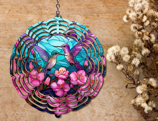 Humming Birds Wind Spinner (170)