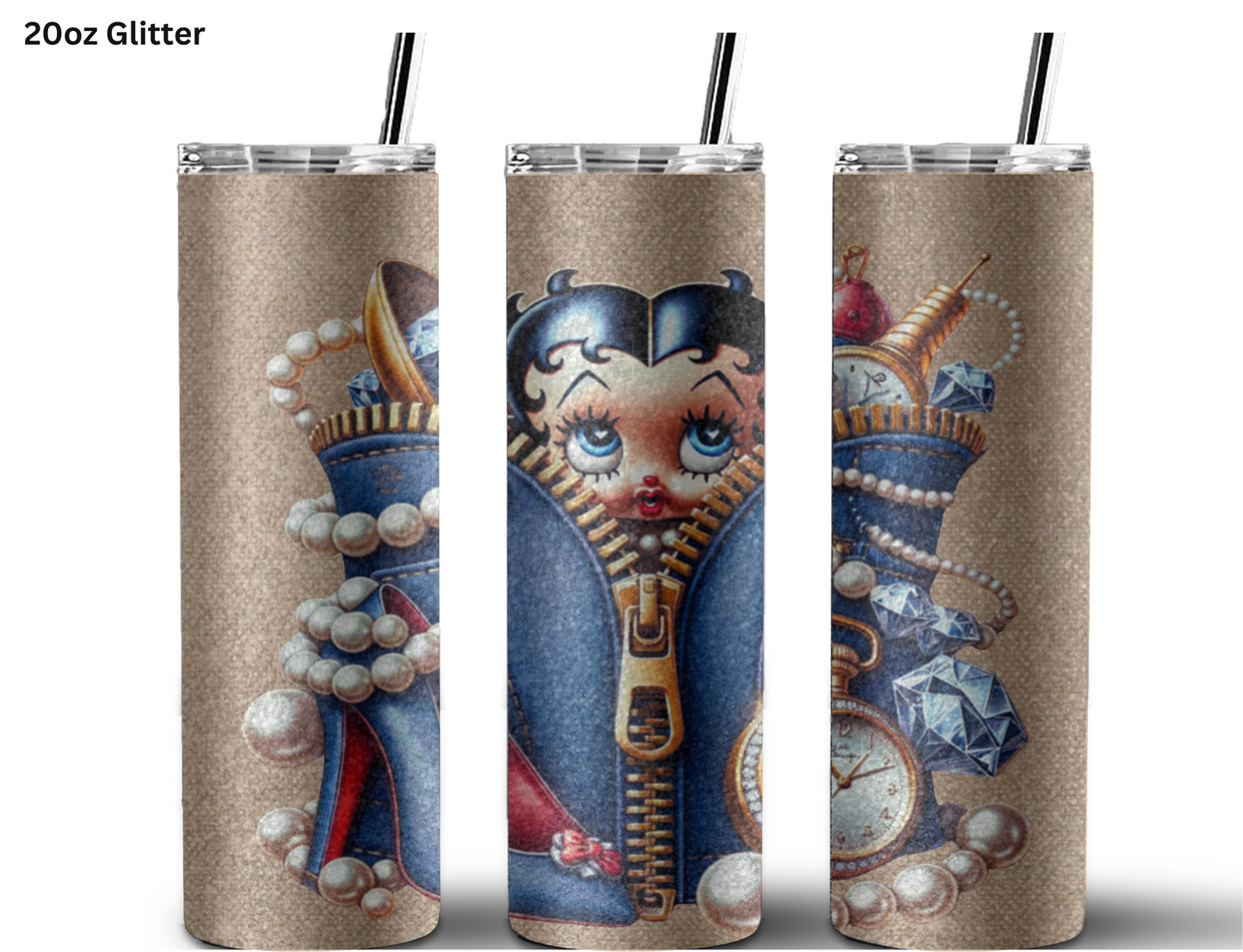 Betty Boo Goodies Bag Tumbler