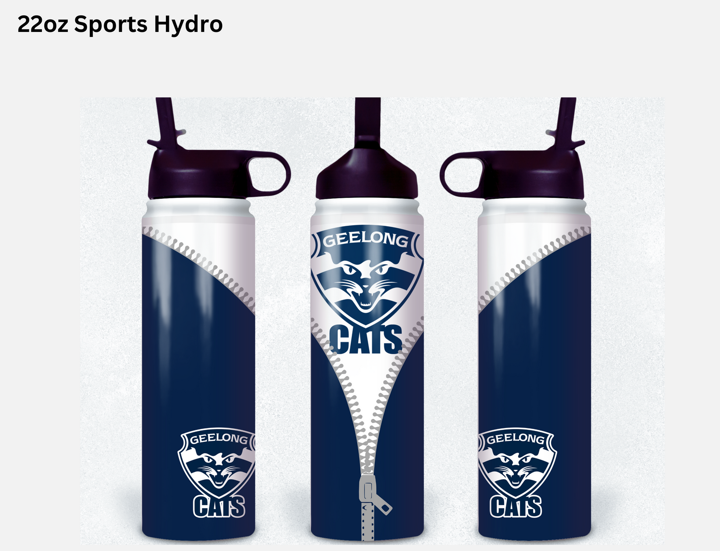 Geelong Cats AFL Zip Tumbler