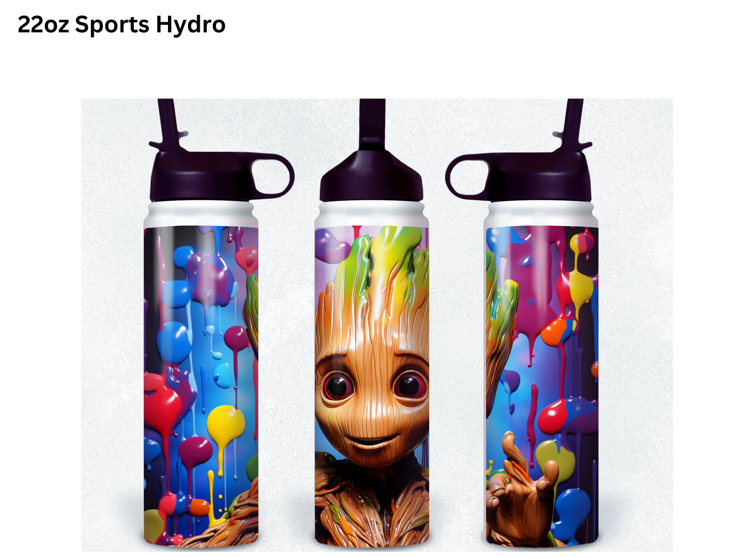 Groot Paint Splash Tumbler