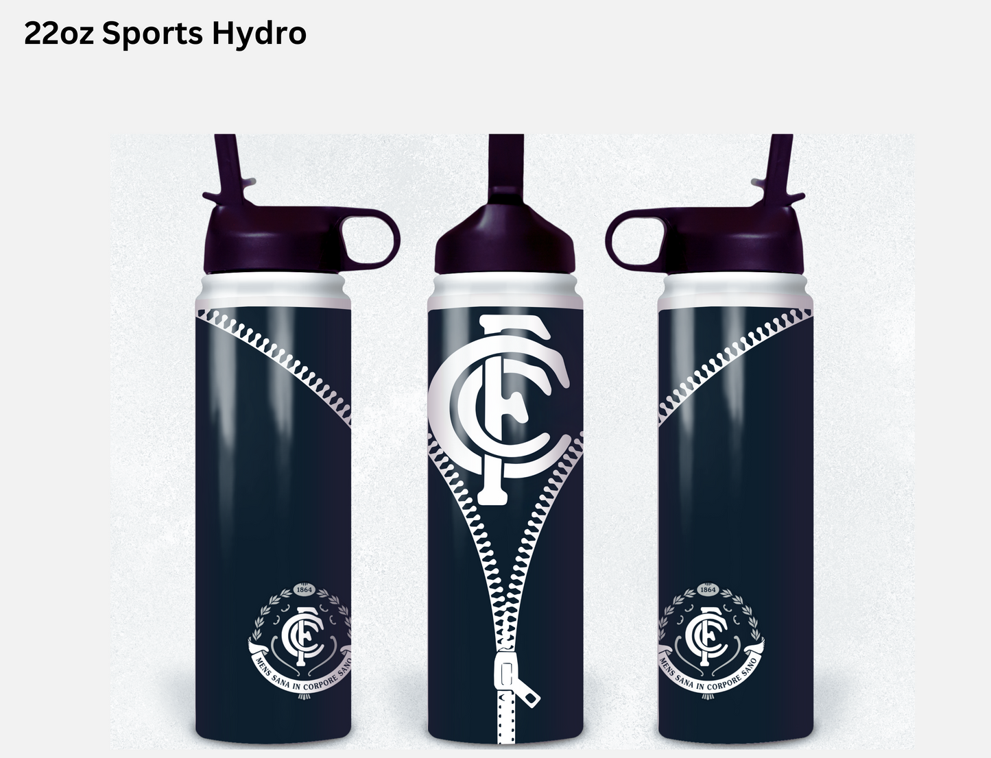 Carlton AFL Zip Tumbler