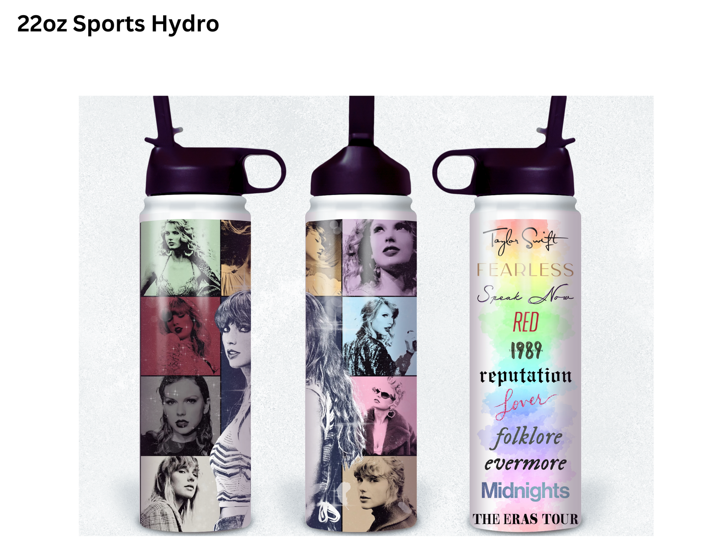 Taylor Swifts Eras Tour & Albums Tumbler