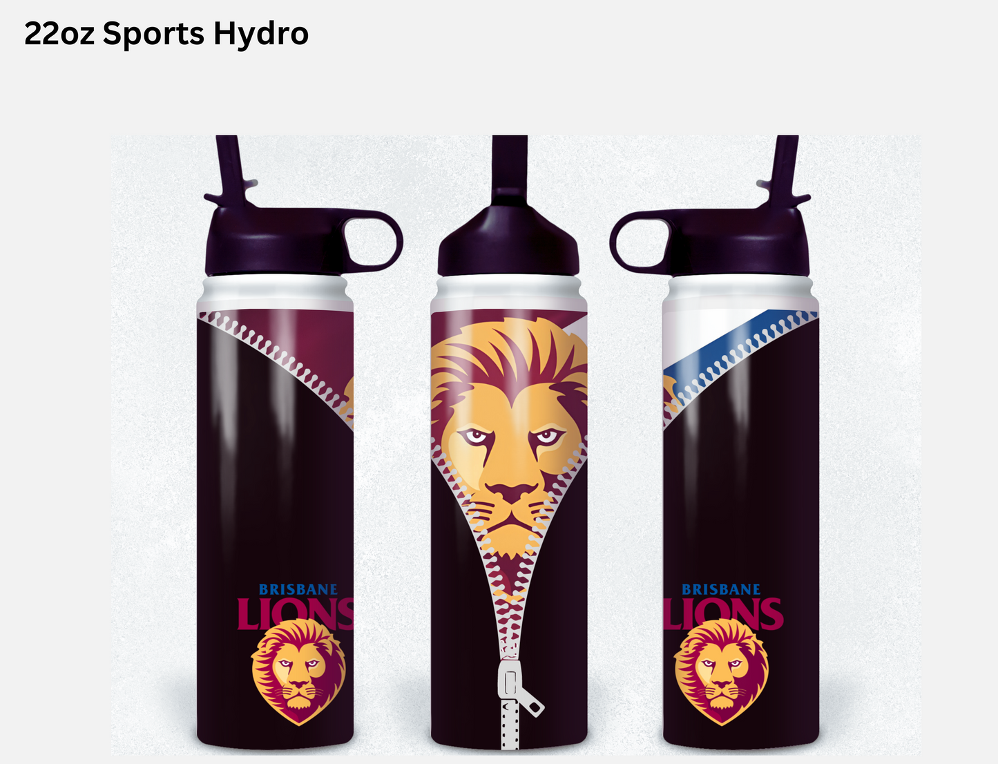 Brisbane Lions AFL Zip Tumbler