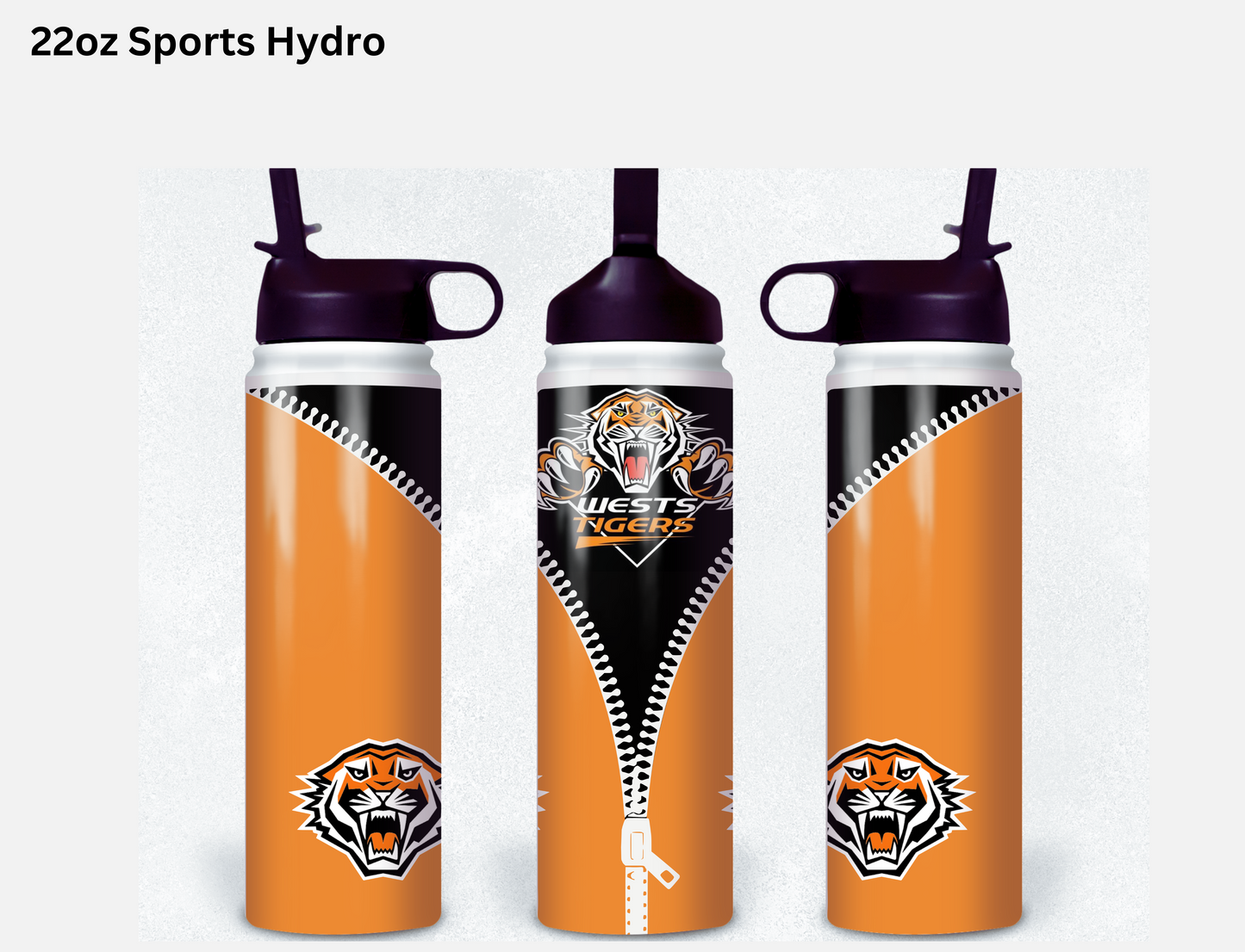 West Tigers NRL Zip Tumbler