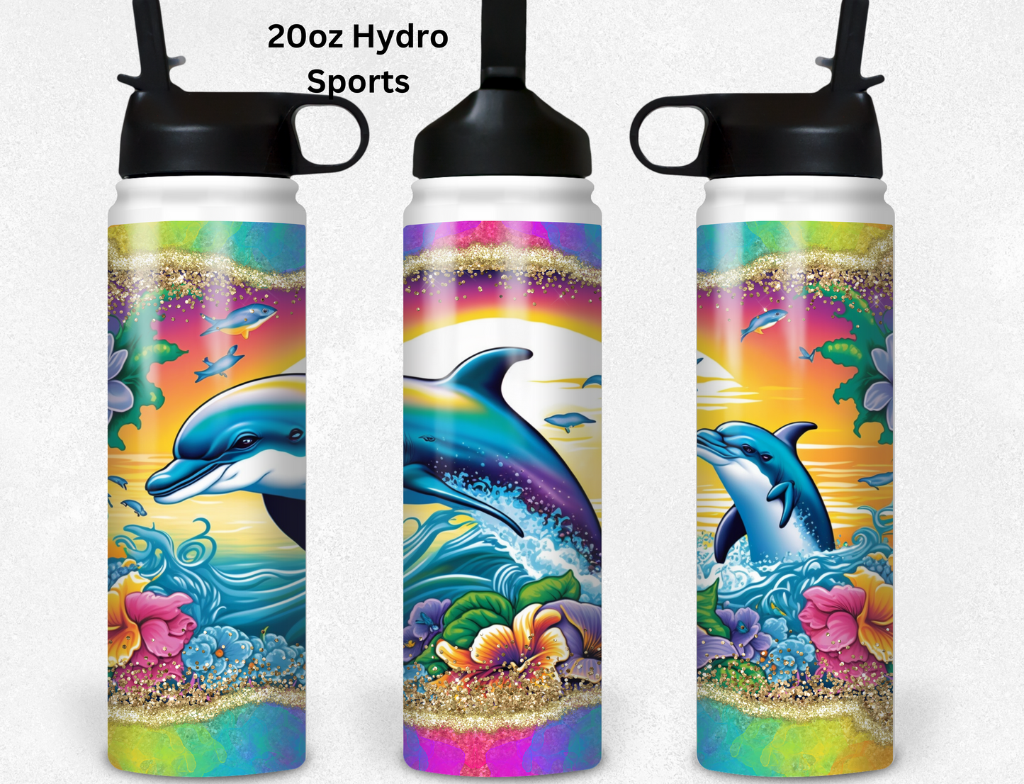 Colorful Dolphin Tumbler