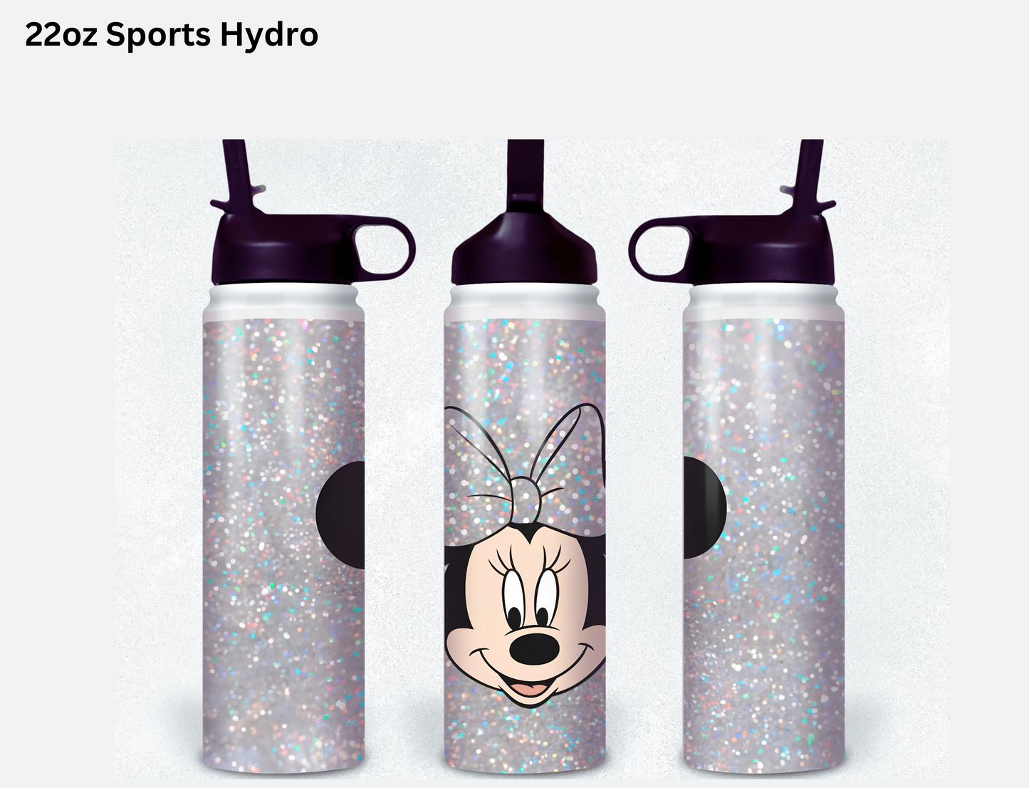 Minnie Glitter Tumbler