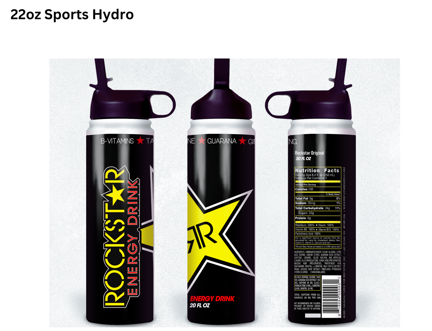 Rock Star Energy Tumbler