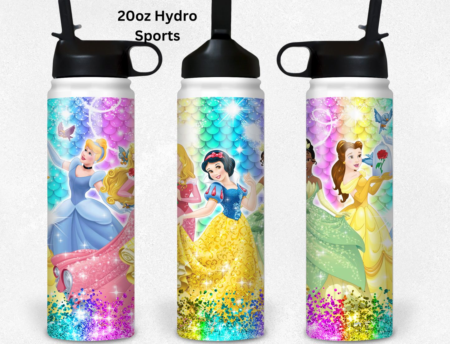 Rainbow Princess (2) Tumbler