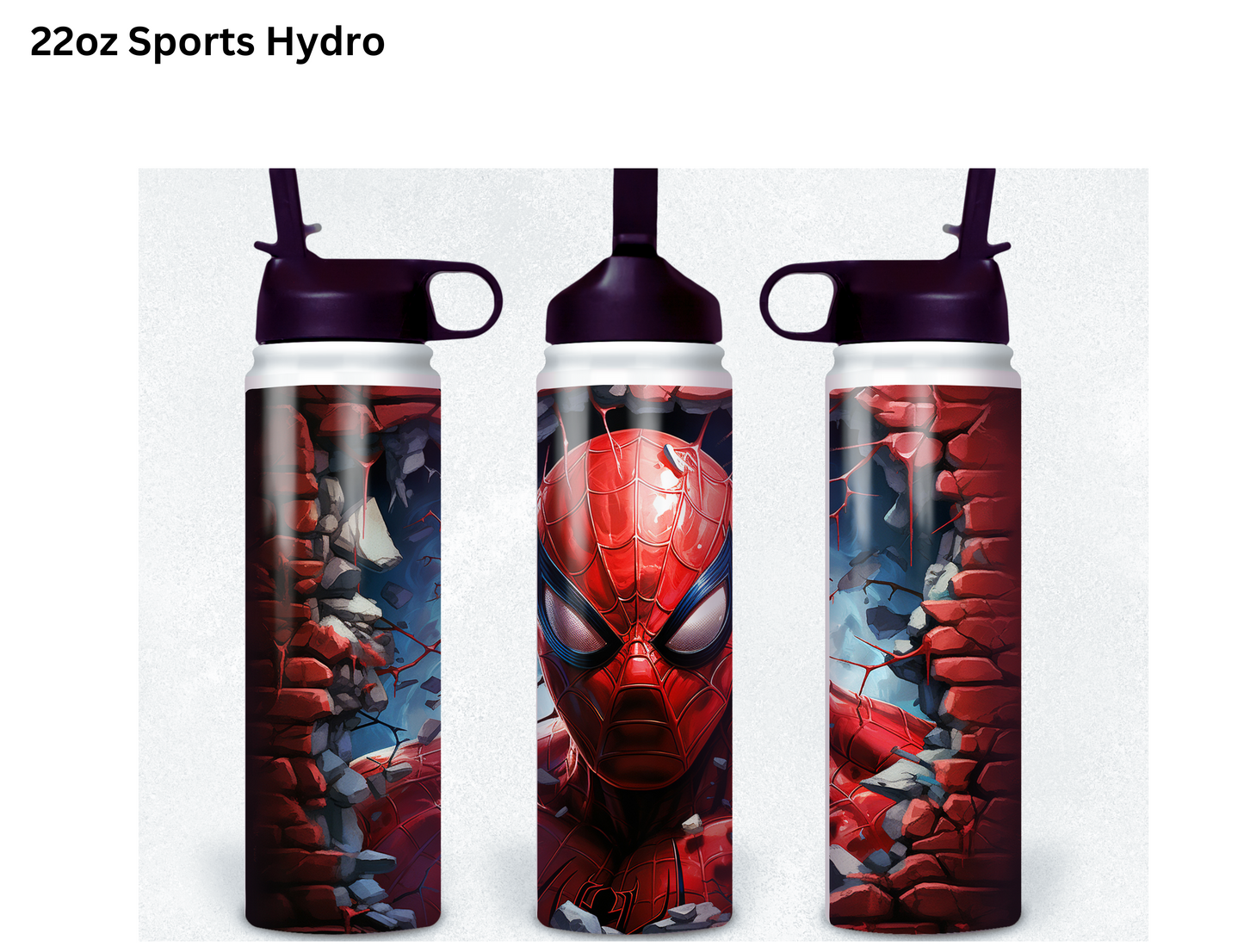 Spiderman (Face) Wall Break Tumbler