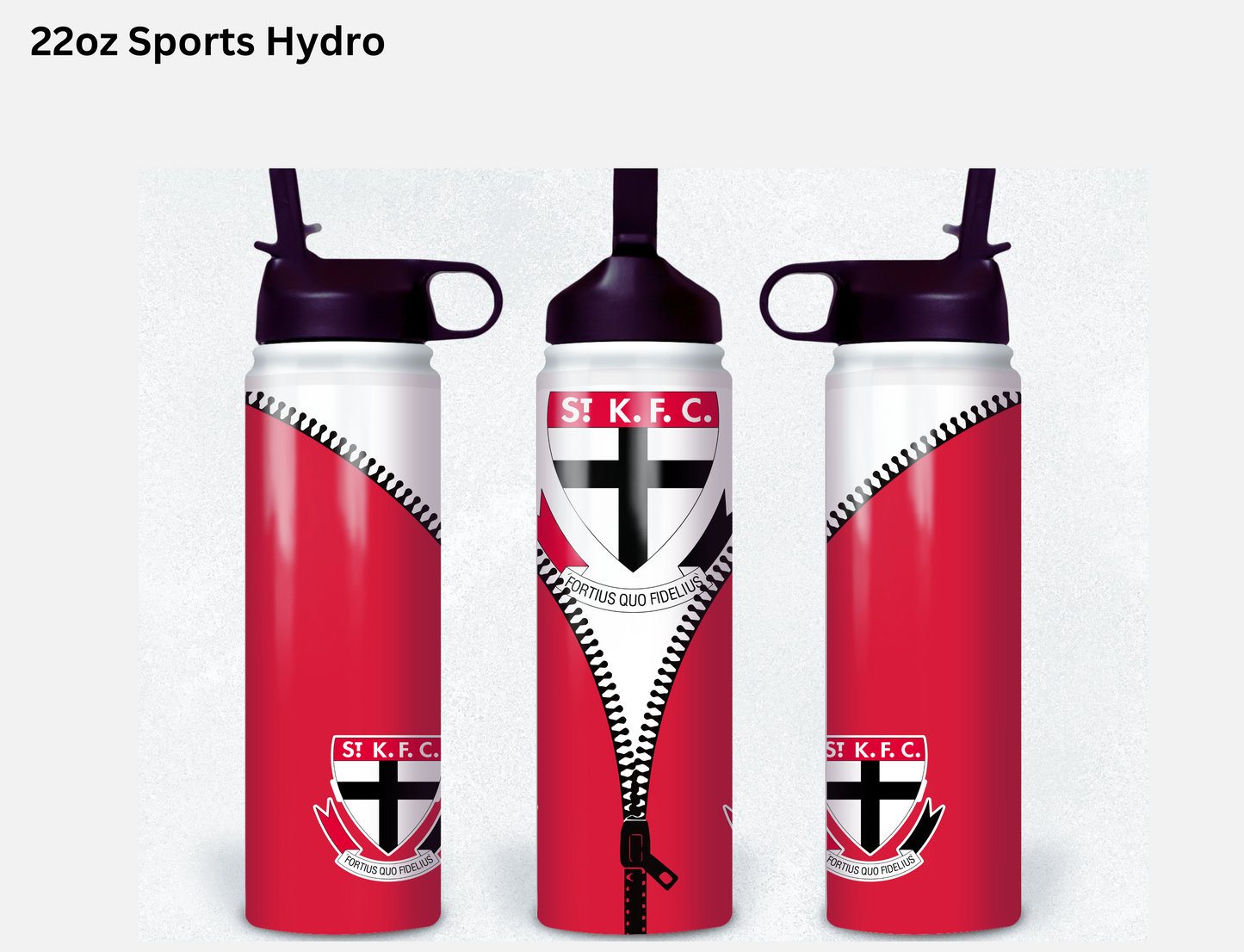 St Kilda AFL Zip Tumbler