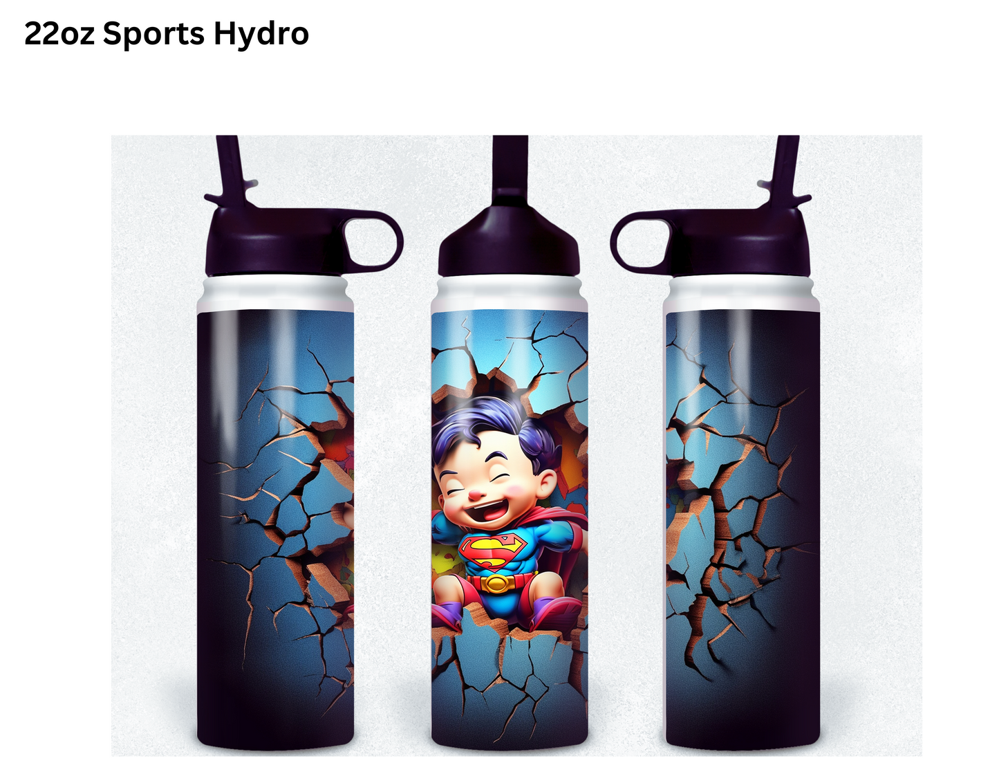 Baby Superman Wall Break Tumbler