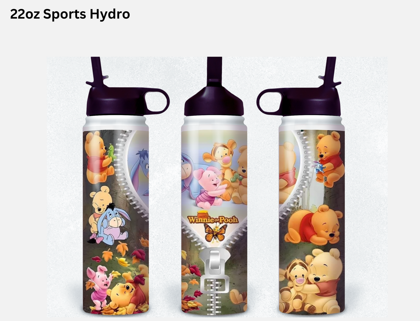 Winnie The Pooh Zip Up Tumbler