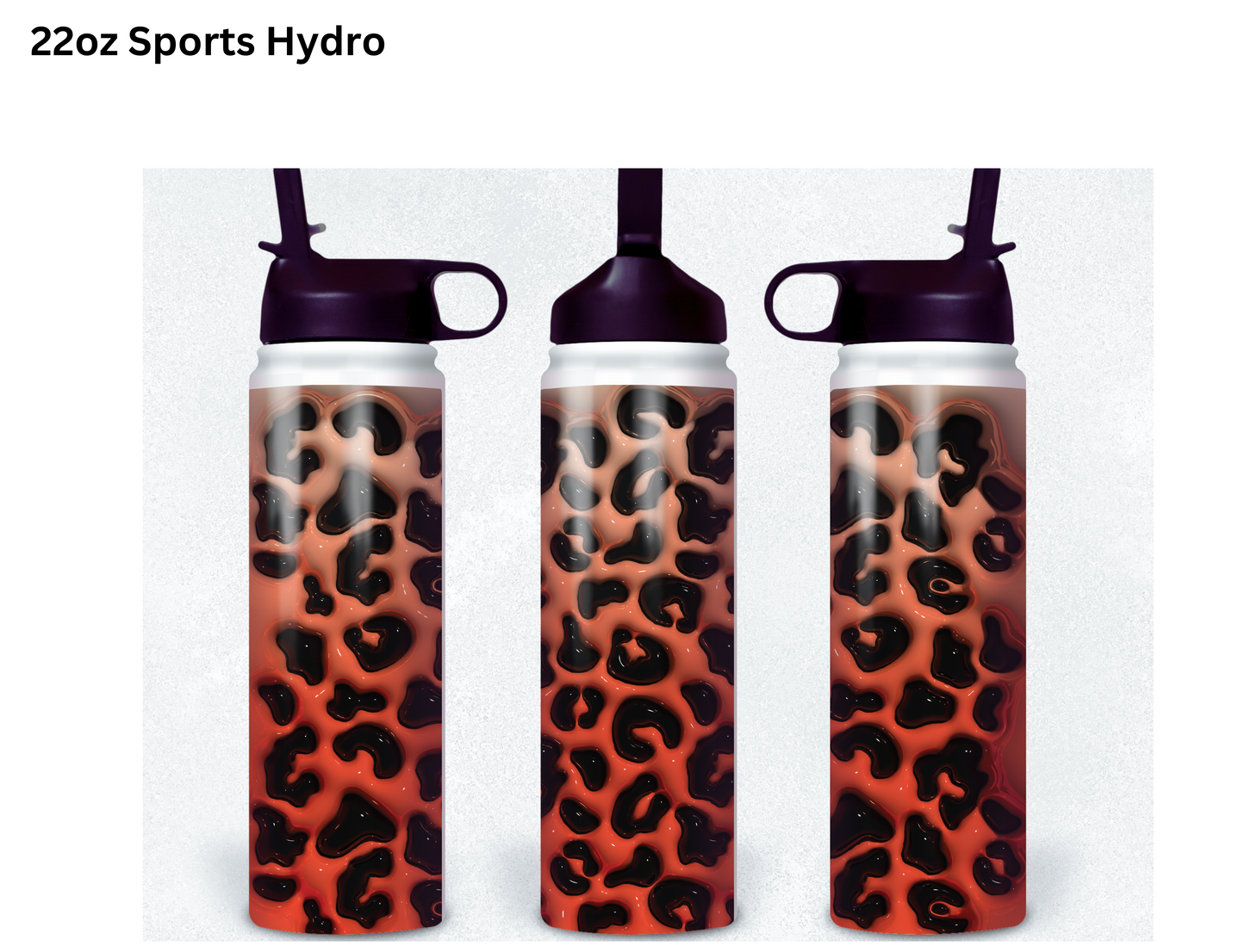 Animal Print - Orange Tumbler