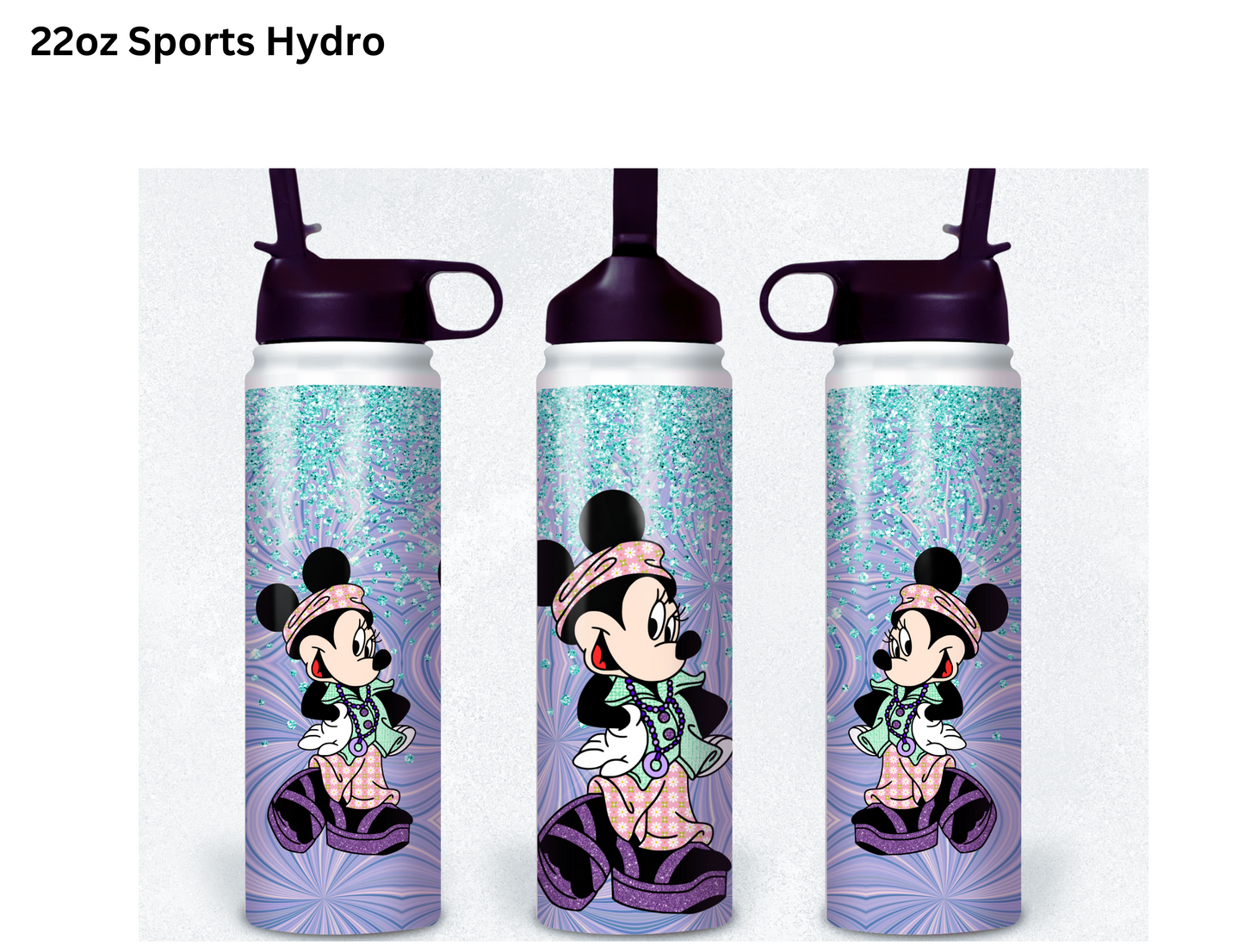 Minnie Stylish Purple Tumbler