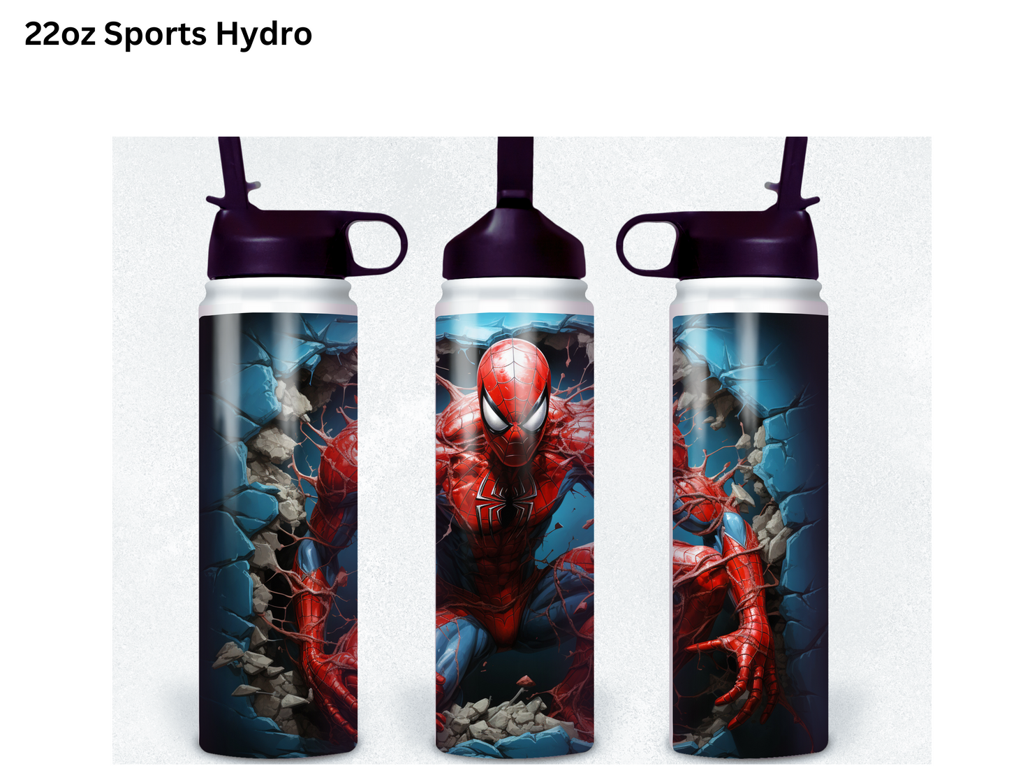 Spiderman (Crouch) Wall Break Tumbler