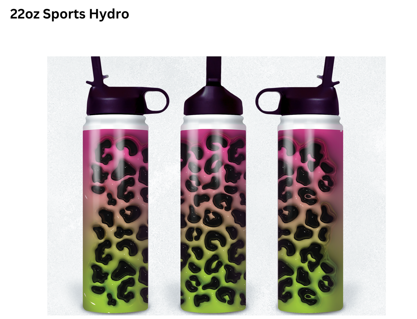 Animal Print - Fuchsia Tumbler