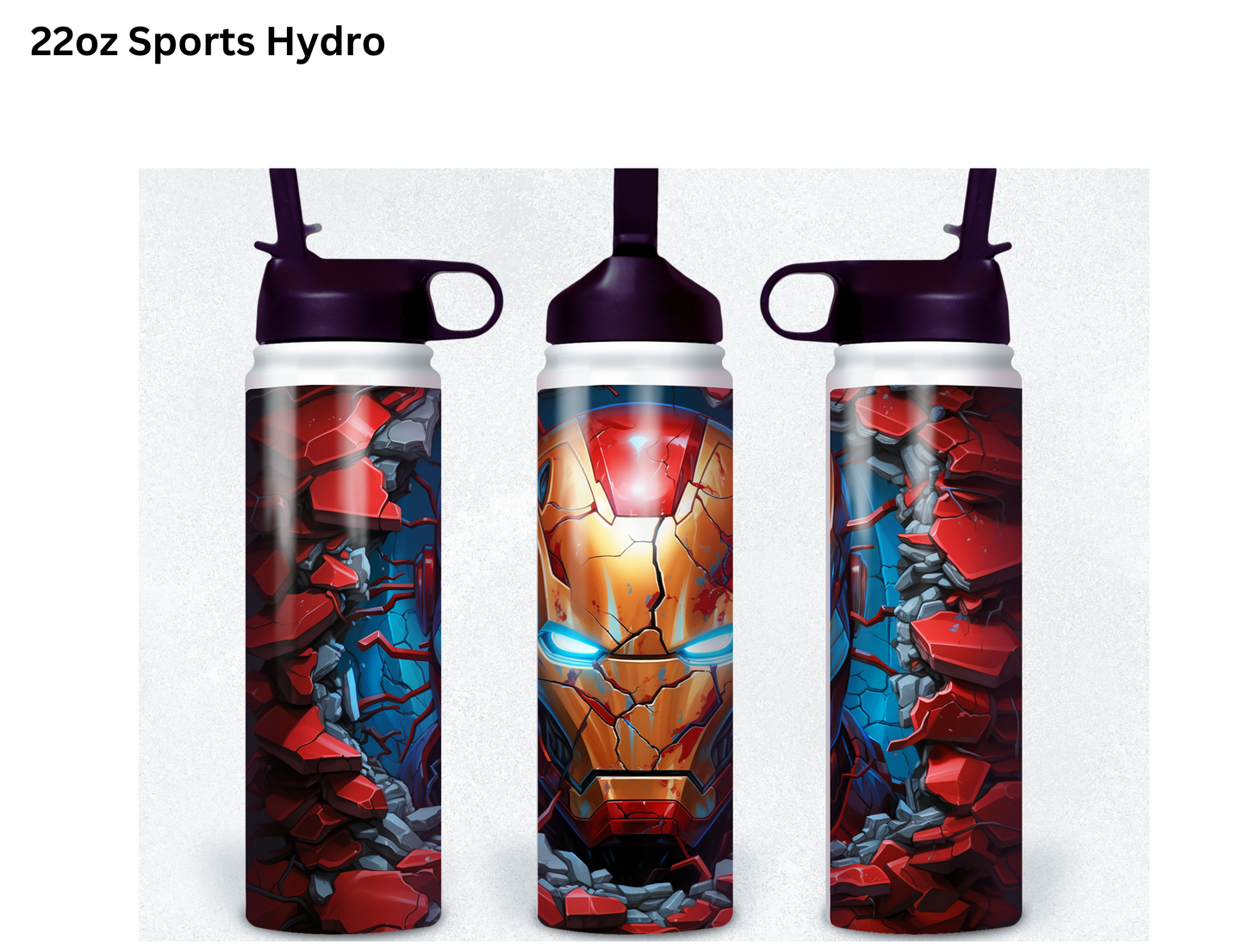 Iron Man (Face) Wall Break Tumbler