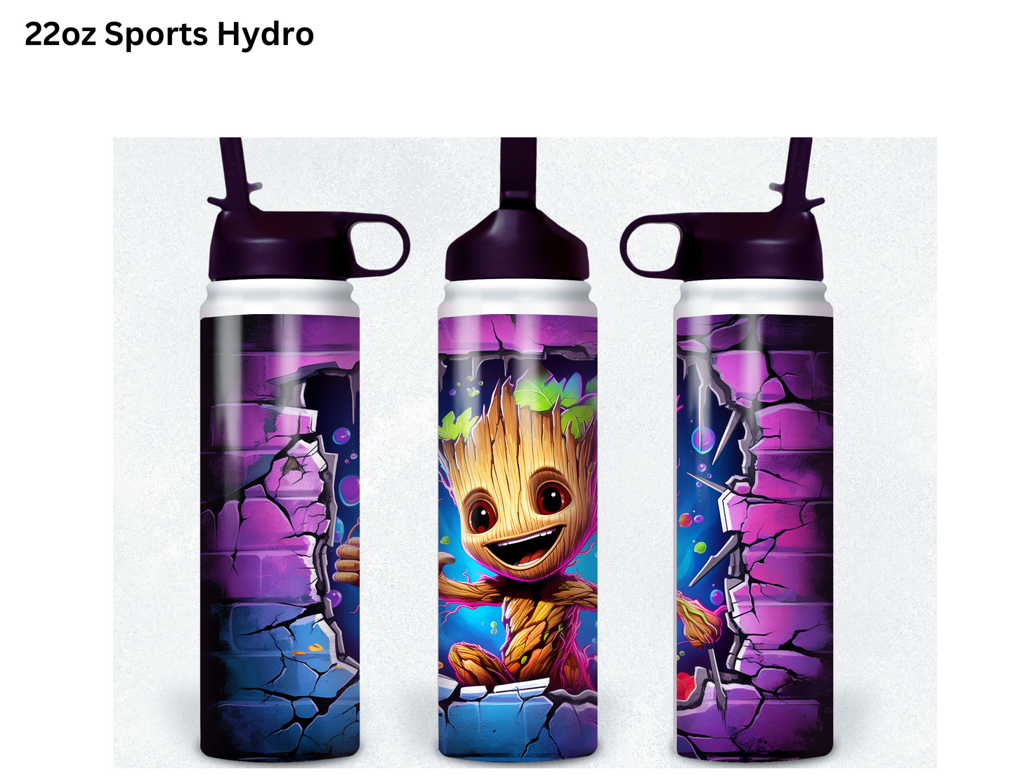 Baby Groot Wall Break Tumbler