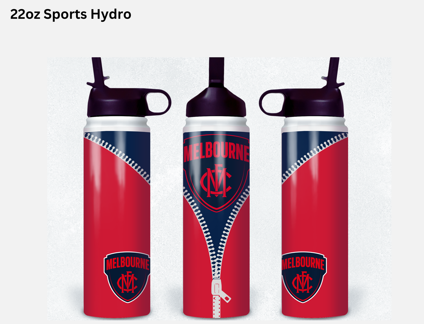 Melbourne AFL Zip Tumbler