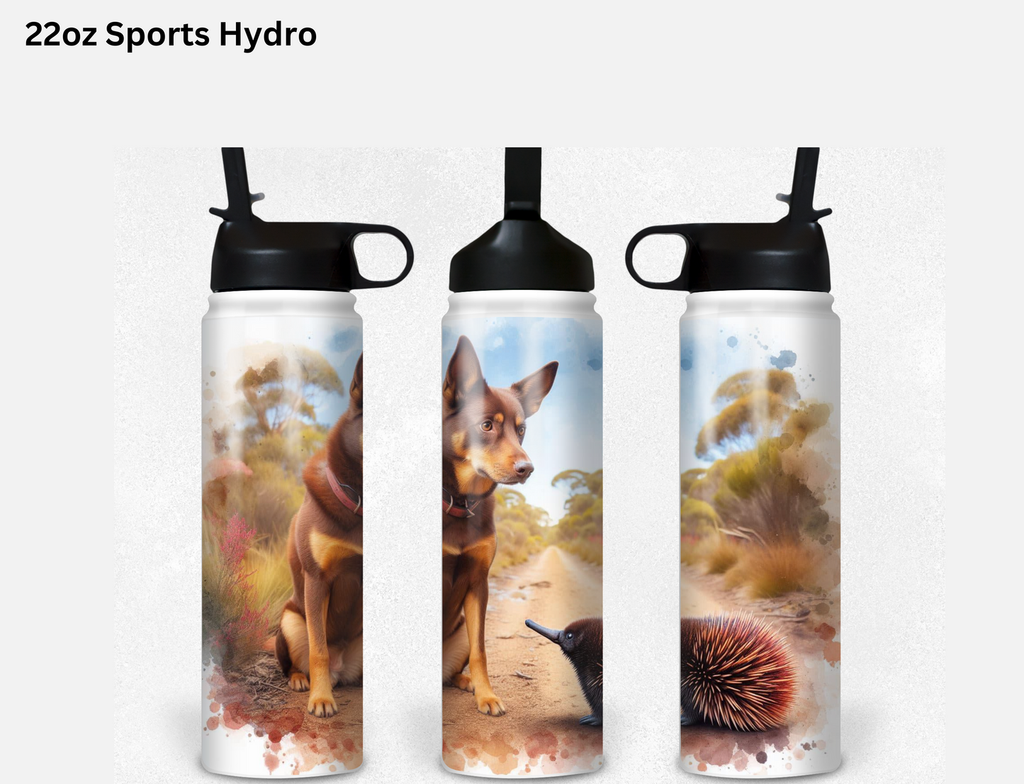 Australian Kelpie and Echidna Tumbler