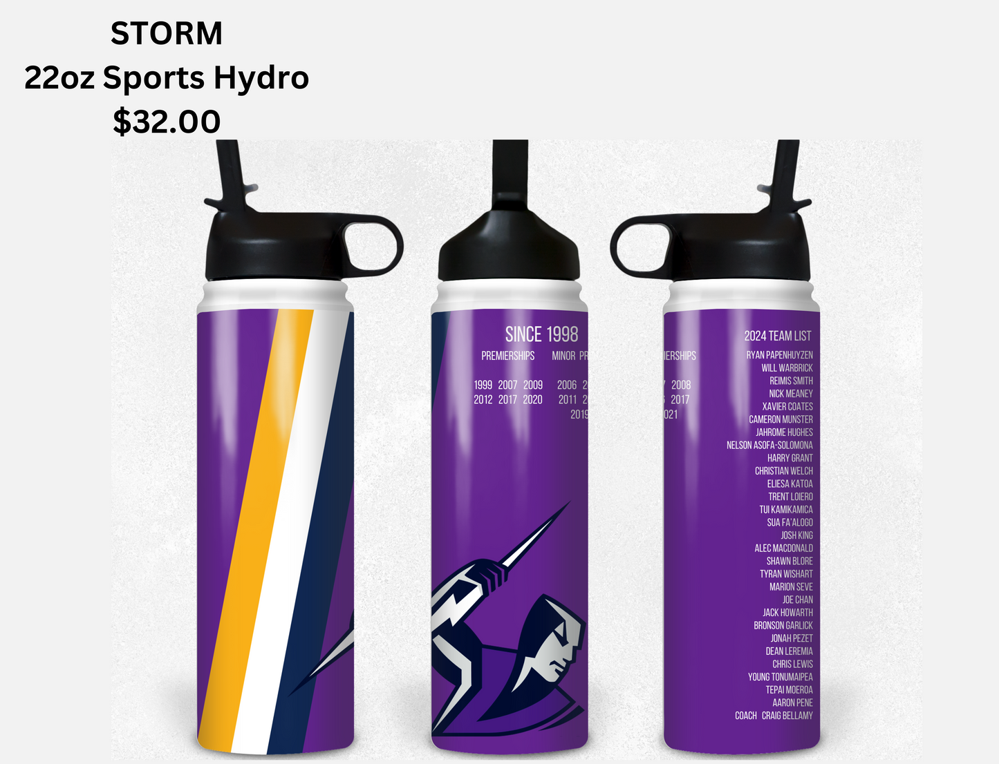 Melbourne Storm 2024 Fan Tumbler