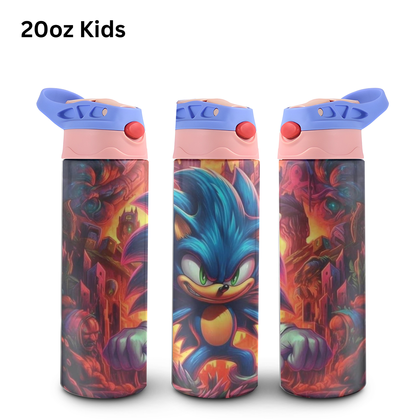 Sonic Flame Kids Tumbler & Sippy Cups