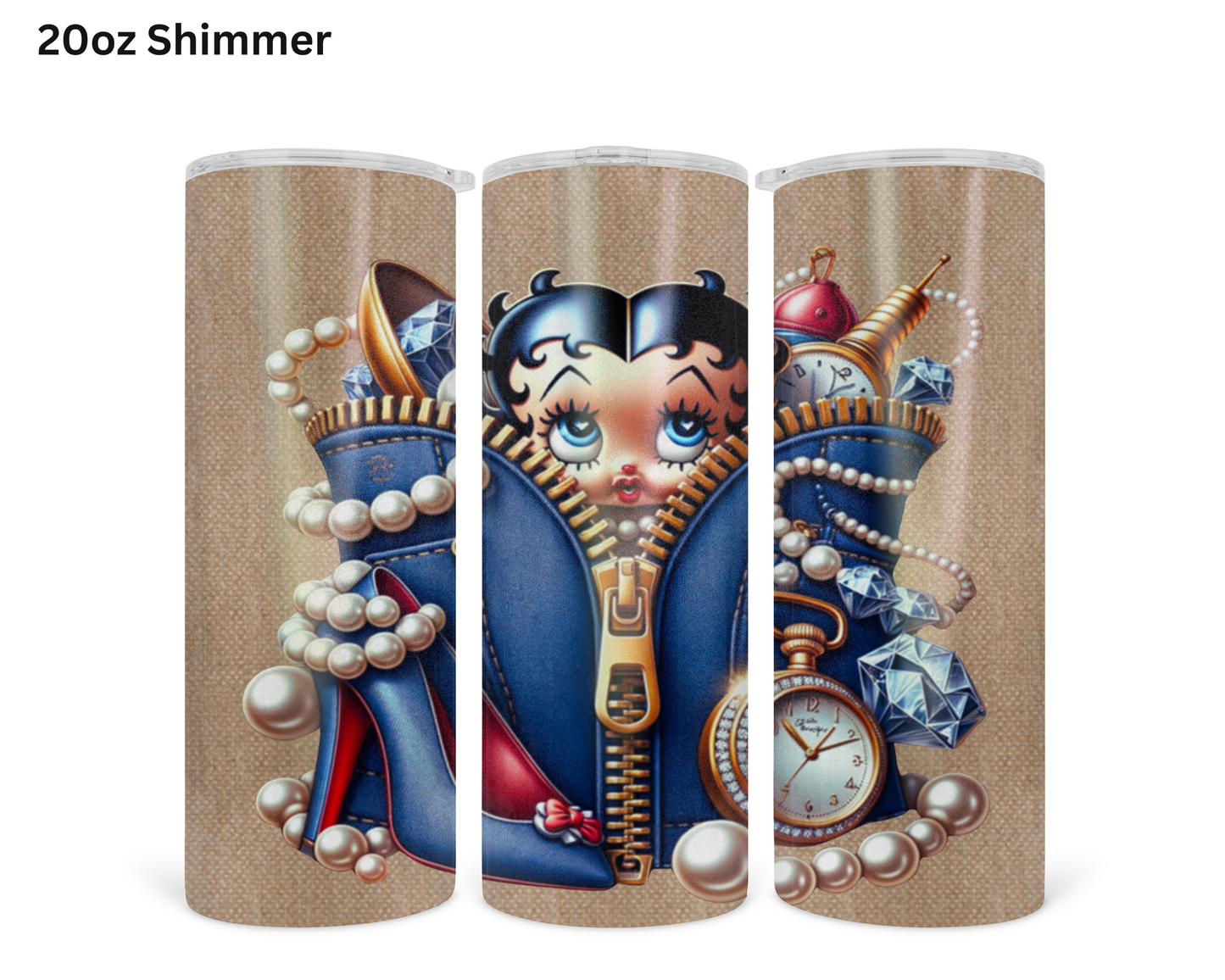 Betty Boo Goodies Bag Tumbler