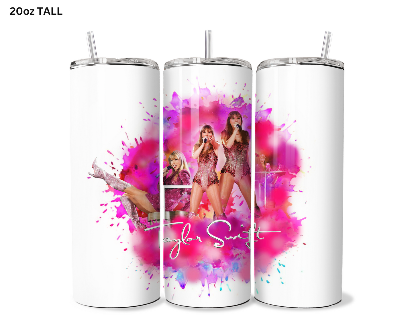 Taylor Swift (Bright Pink) Tumbler