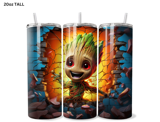 Groot 1 Wall Break Tumbler