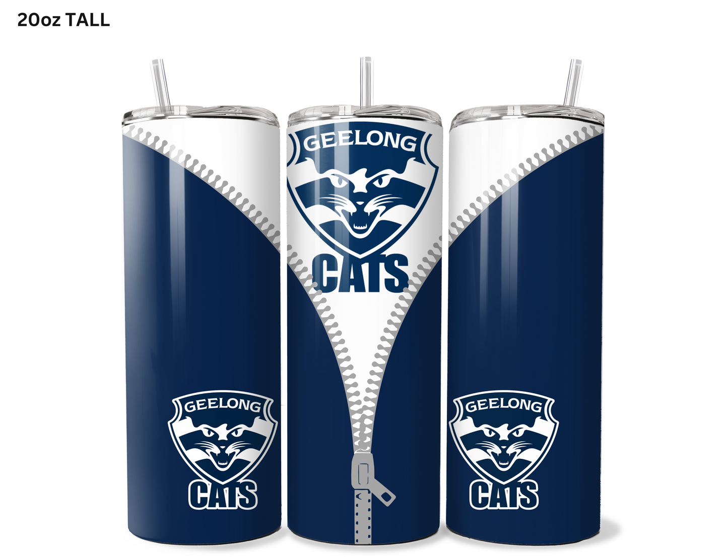 Geelong Cats AFL Zip Tumbler