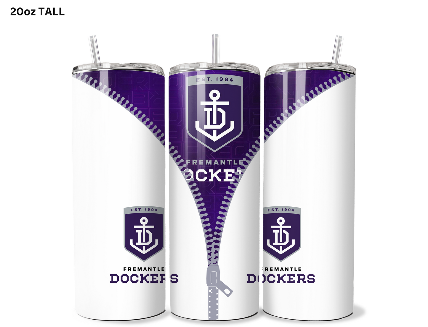 Freemantle AFL Zip Tumbler