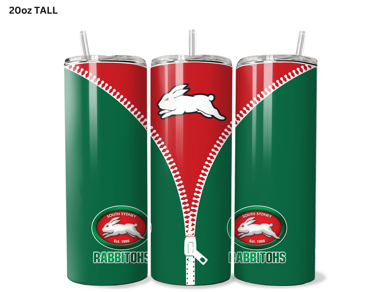 South Sydney Rabbitohs NRL Zip Tumbler