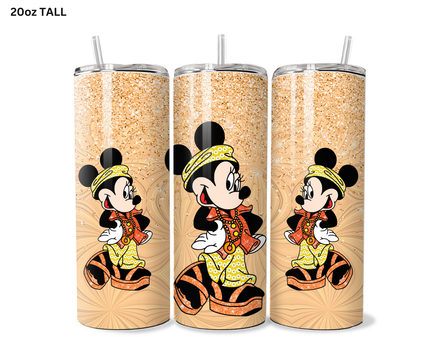 Minnie Stylish Orange Tumbler