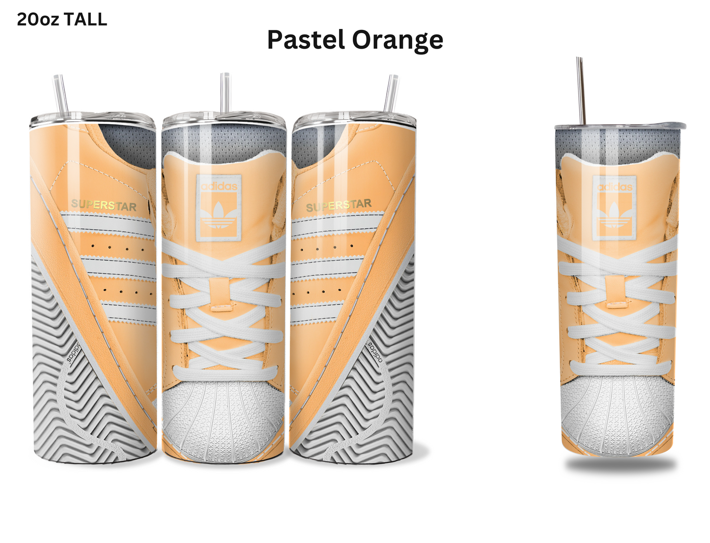 Adidas Superstars (Shoe Inspired Tumbler)