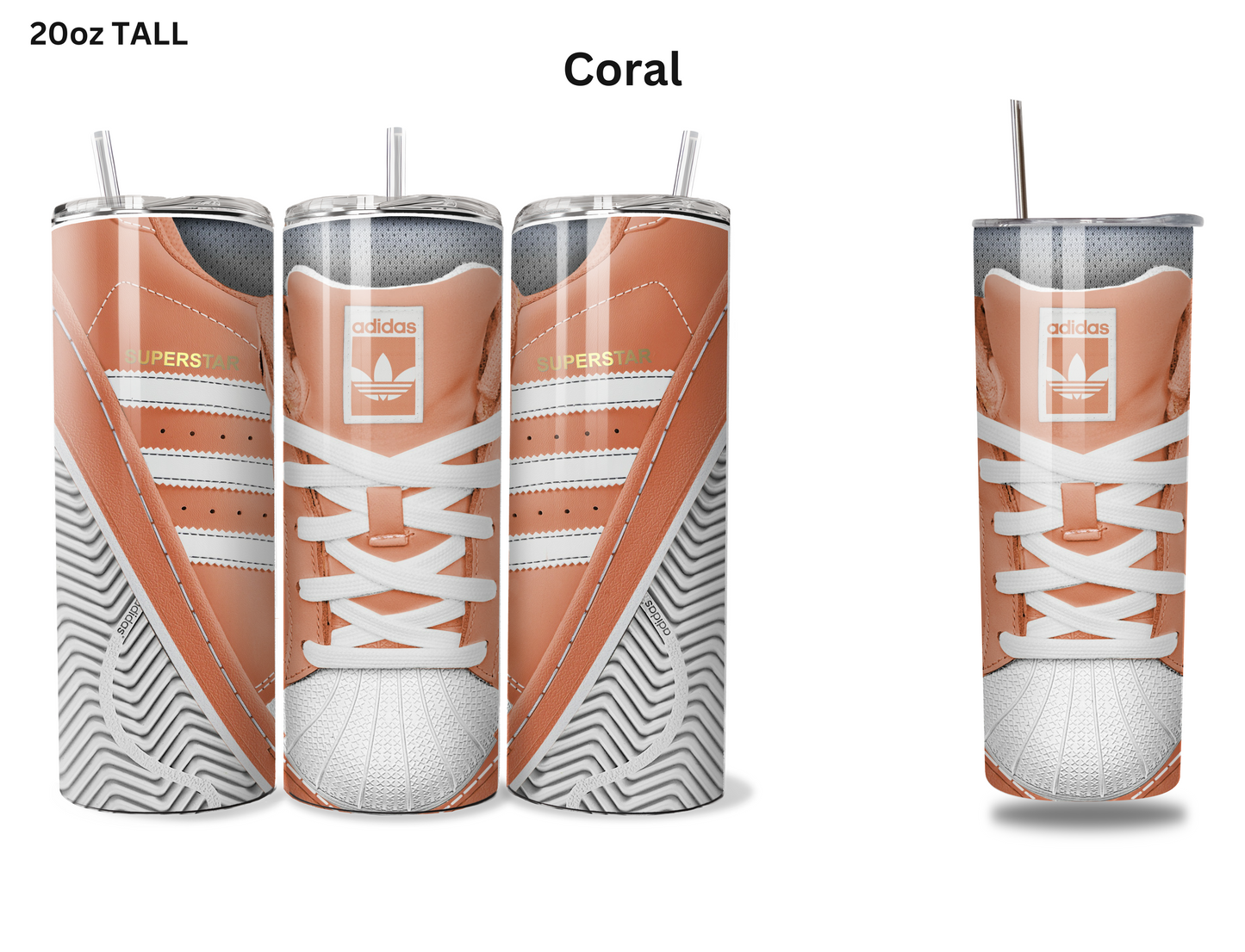 Adidas Superstars (Shoe Inspired Tumbler)