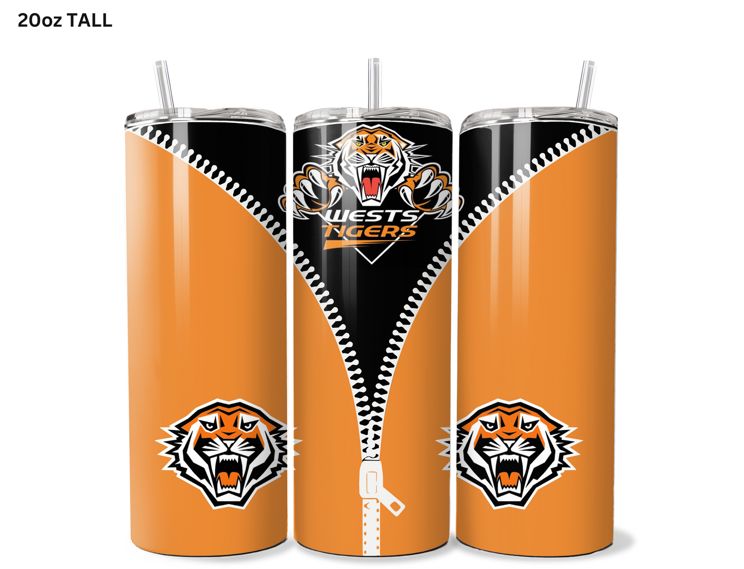 West Tigers NRL Zip Tumbler