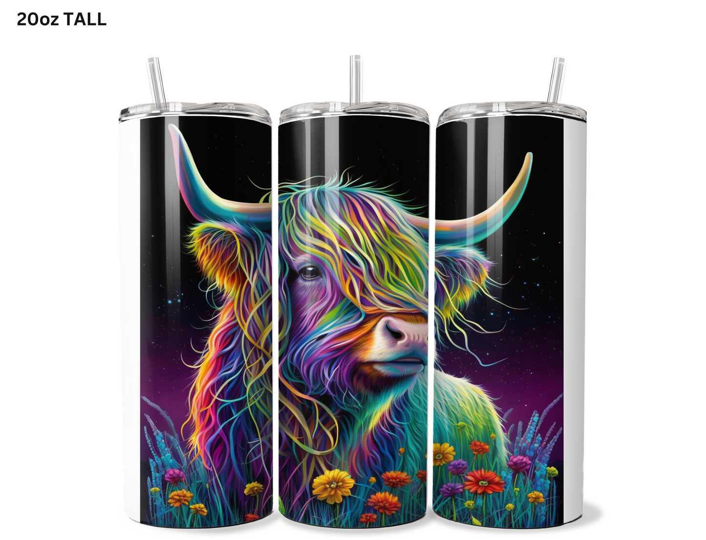 Highland Cow Tumbler