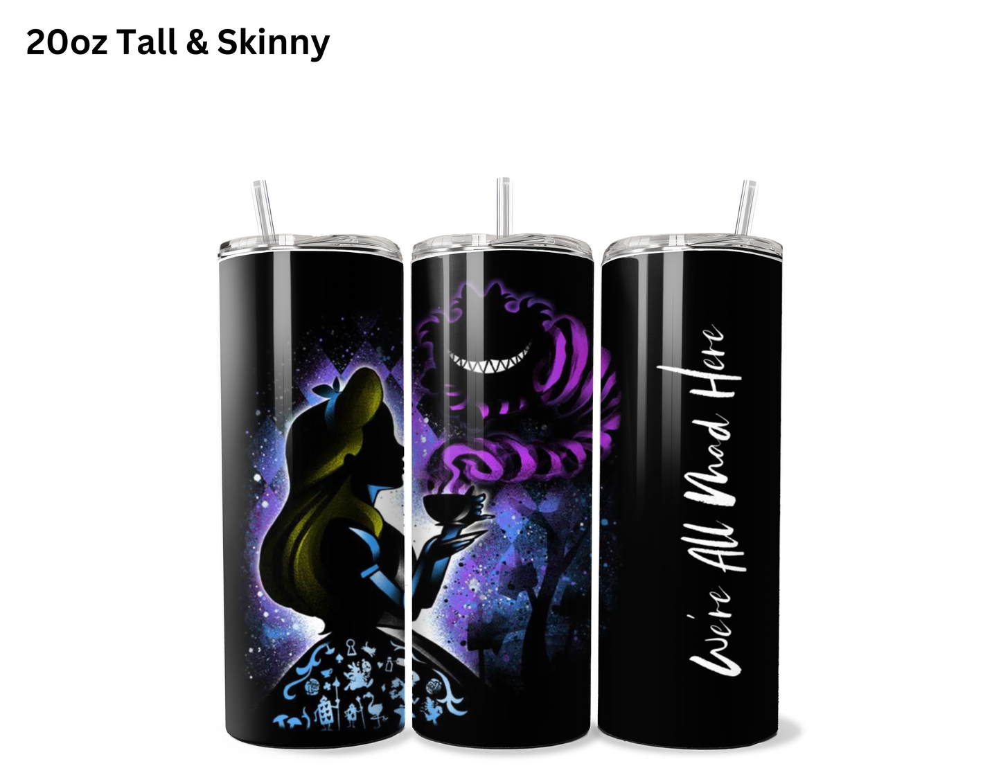 Alice & Cheshire Cat Tumbler