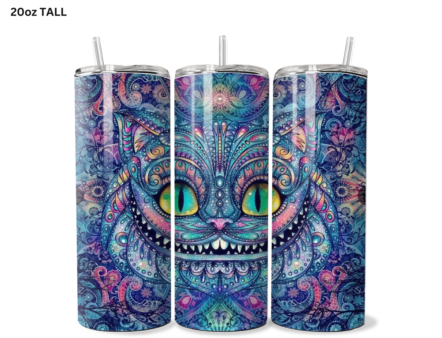 Cheshire Cat Color Me Happy Tumbler