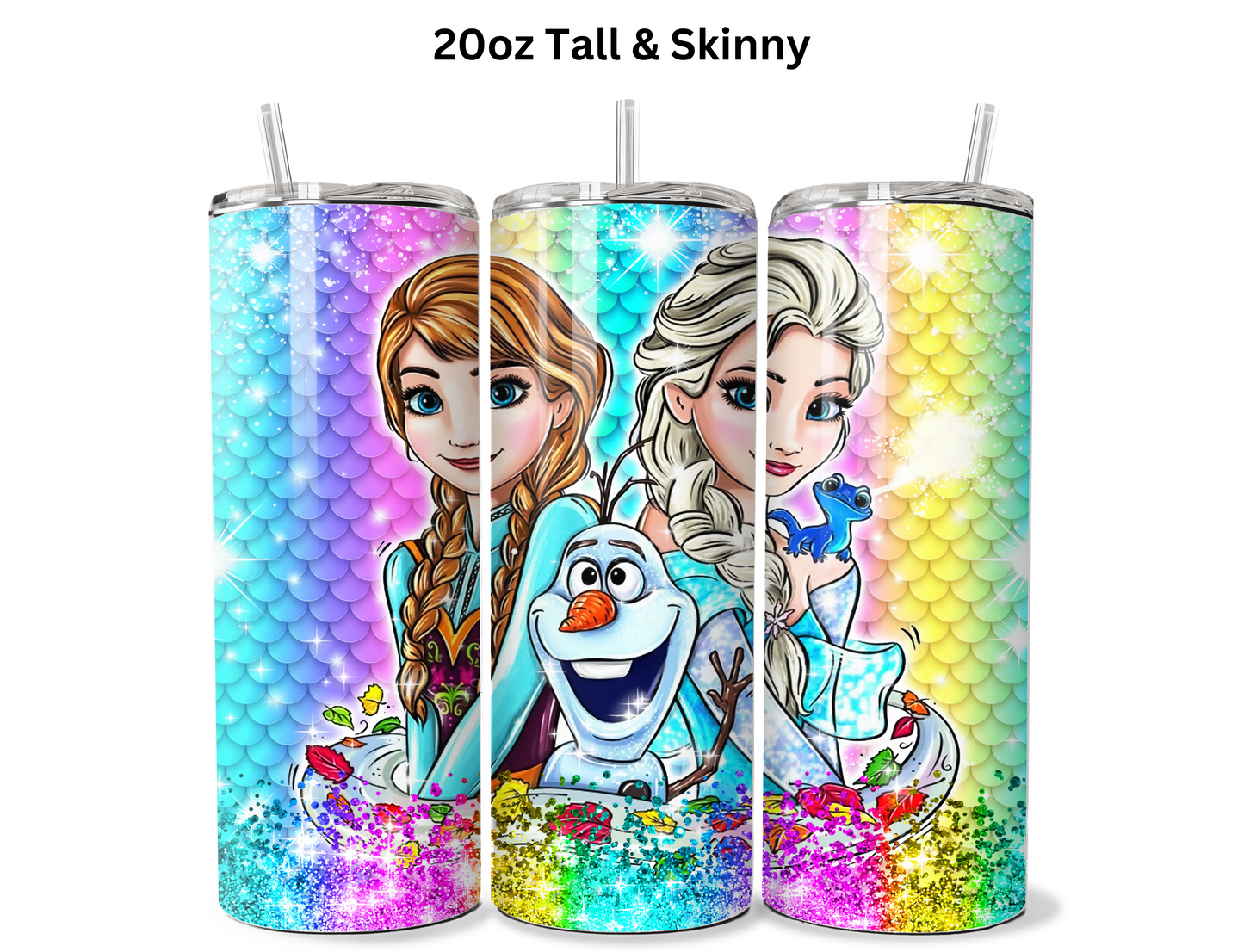 Rainbow Princess (1) Tumbler