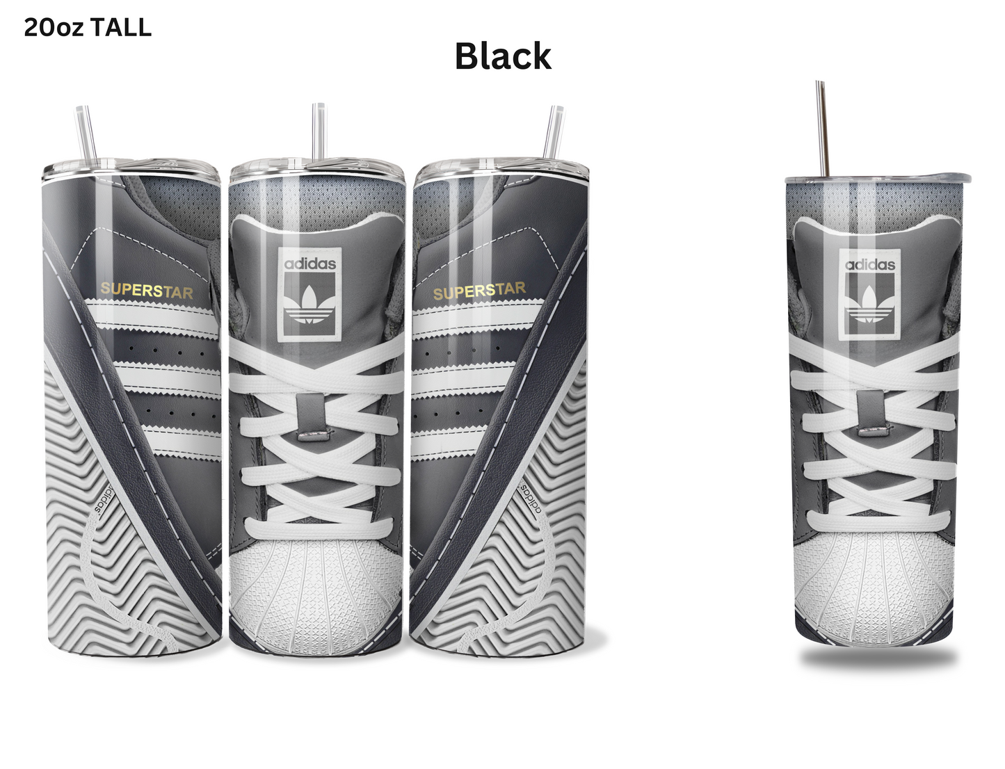 Adidas Superstars (Shoe Inspired Tumbler)