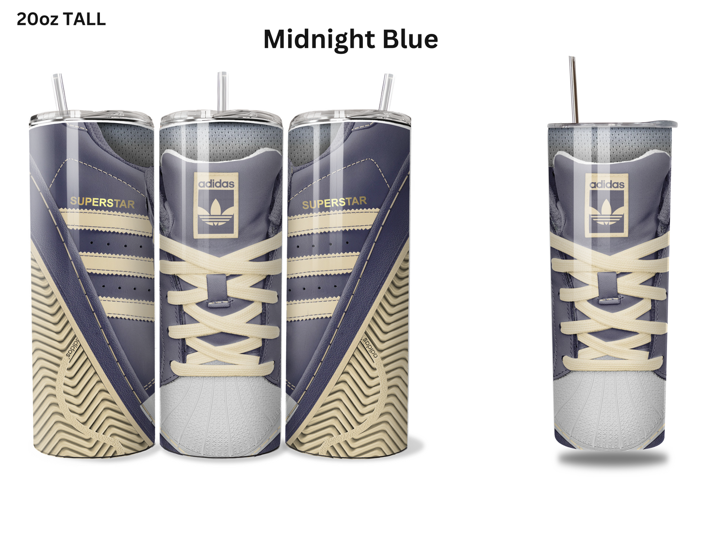 Adidas Superstars (Shoe Inspired Tumbler)