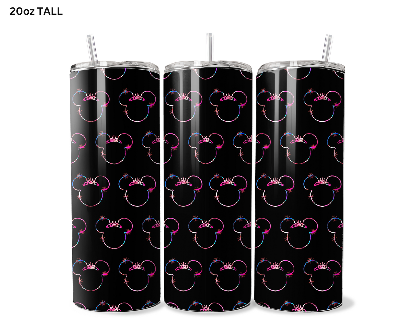 Minnie Black Wrap Tumbler