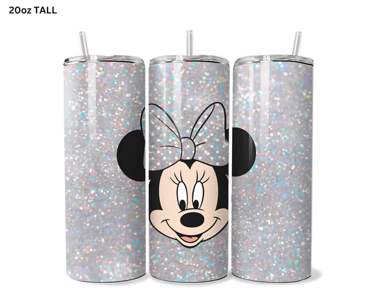 Minnie Glitter Tumbler