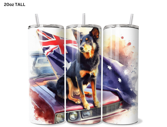 Australian Black Kelpie Tumbler